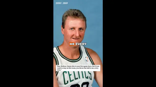 'Video thumbnail for Larry Bird Asserted Dominance Over Bill Walton in Celtics Debut'