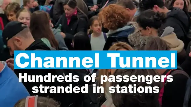 Video thumbnail for Eurostar: Hundreds of passengers stranded in stations