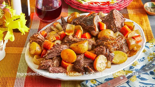 Video thumbnail for Slow Cooker Tomato Parmesan Pot Roast Recipe