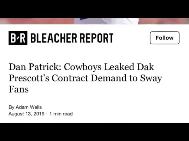 Video thumbnail for law nation sports: cowboys dak prescott contract drama & leaks