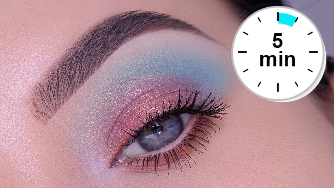 Video thumbnail for 5 MINUTE Wearable Eye Look using Color! | LAURA LEE X ERYN WEAVER CANDY SKIES PALETTE