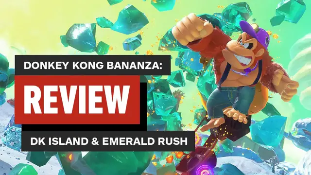 'Video thumbnail for Donkey Kong Bananza: DK Island and Emerald Rush Video Review'