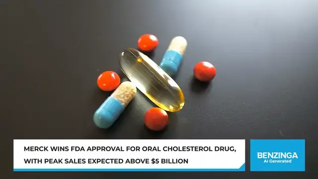 Video thumbnail for FDA Approves Merck Pill