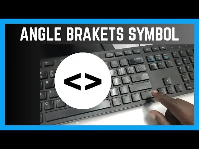 'Video thumbnail for How To Insert Angle Brackets On A Document | Keyboard Symbols'
