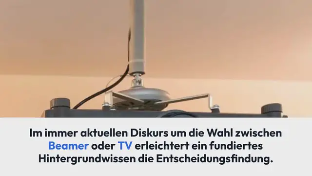 Video thumbnail for Beamer oder TV: Der ultimative Leitfaden für deine beste Wahl