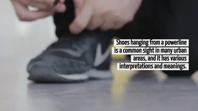 Video thumbnail for What Does Shoes Hanging From A Powerline Mean