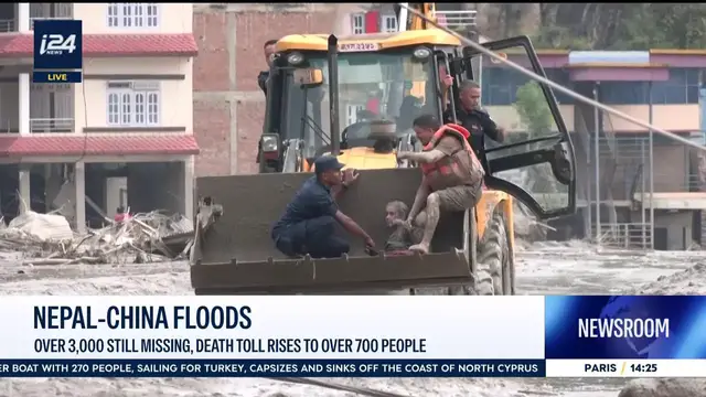 Video thumbnail for Nepal-China floods: Over 3,000 still missing, death toll rises over 700 people