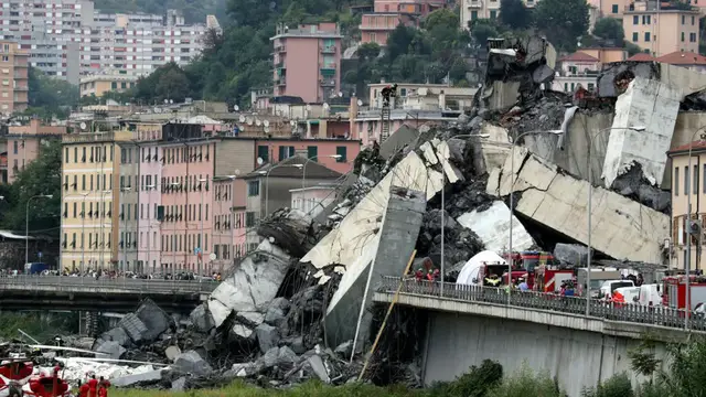 Video thumbnail for Dozens found guilty in Genoa's deadly bridge collapse