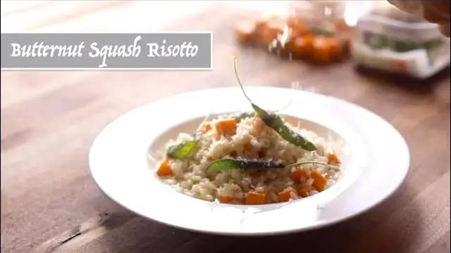 'Video thumbnail for Butternut Squash Risotto (Restaurant Style)'