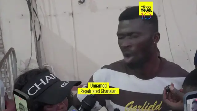 Video thumbnail for First group of Ghanaians to be repatriated from South Africa arrive home
