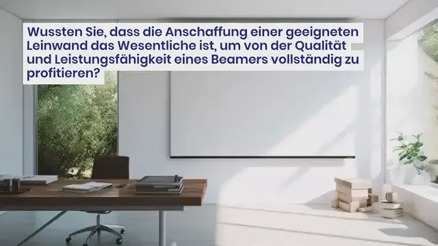 Video thumbnail for Beamer Leinwand Rollo Test 2024