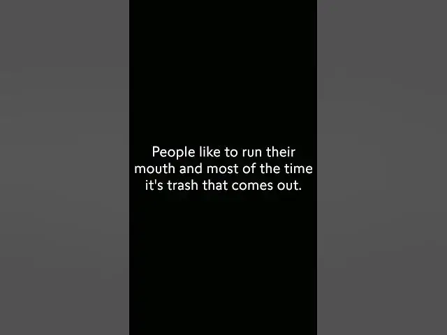 'Video thumbnail for People Talk Too Much Trash'
