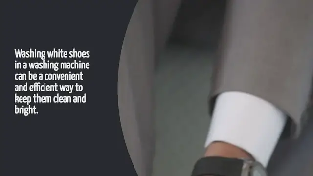 Video thumbnail for How To Wash White Shoes In Washing Machine