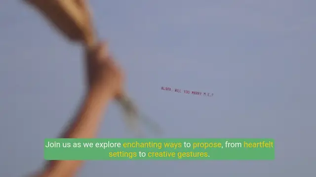 Video thumbnail for Valentine's Day Proposal Ideas: Most Romantic Ways to Pop the Question!