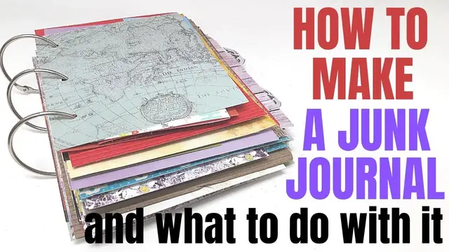Video thumbnail for How to Make a Junk Journal and What to Do with It
