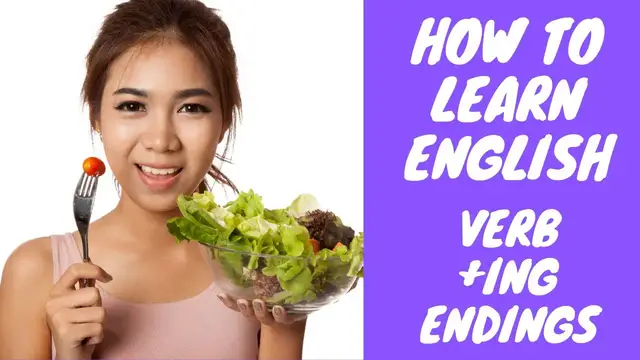 Video thumbnail for How to Learn English:  Verb -ing endings