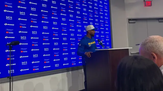 'Video thumbnail for Los Angeles Rams AHC Aubrey Pleasant on Opportunity, Preseason Victory'