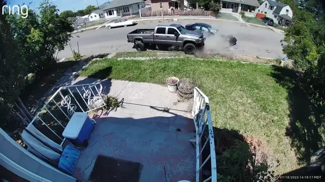 Video thumbnail for Stolen Camry Crashes After Hitting Datsun in Montana