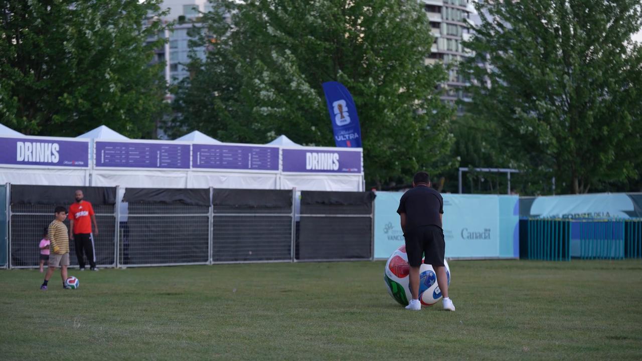 Video thumbnail for Canada: Vancouver's Science World transformed into giant World Cup match ball.