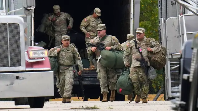 'Video thumbnail for US National Guard troops arrive in Illinois as Trump escalates crackdown'
