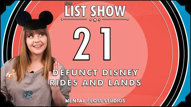 Video thumbnail for 21 Defunct Disney Rides and Lands | Mental Floss List Show | 535 | Mental Floss