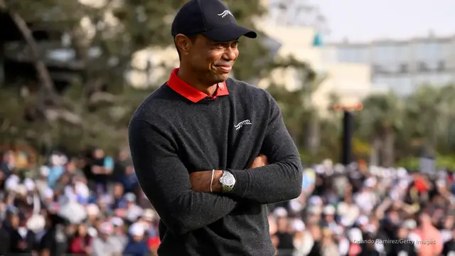 'Video thumbnail for PGA Tour enlists Tiger Woods to spice up its product amid LIV competition '