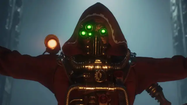 Video thumbnail for Warhammer 40,000: Darktide - Official Skitarii Class Prologue Trailer