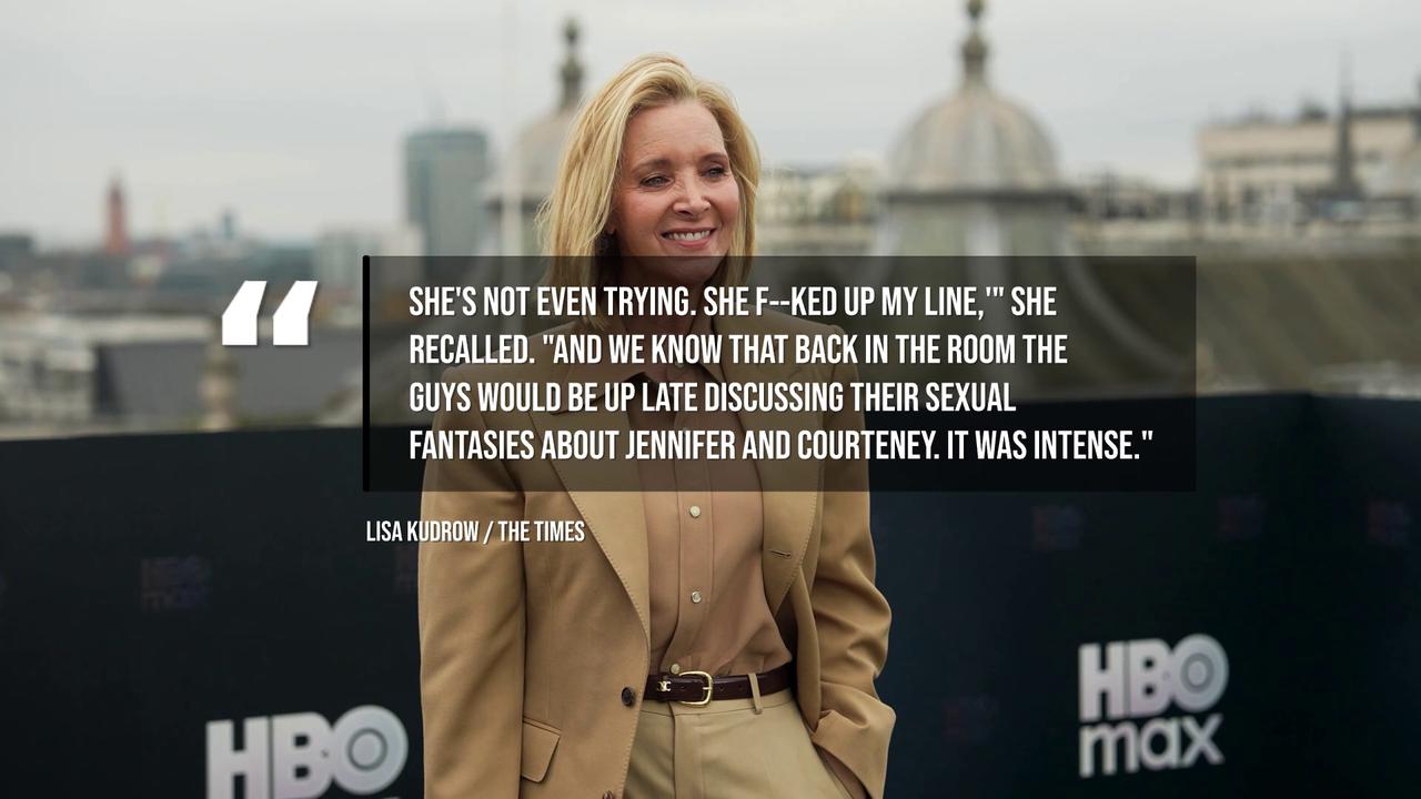 Video thumbnail for NEWS OF THE WEEK: Lisa Kudrow claims Friends writers discussed 'their sexual fantasies' about her female co-stars.