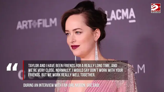 Video thumbnail for Dakota Johnson loved being told what to do by Taylor Swift for the Patient Zero music video
