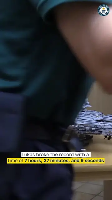 Video thumbnail for Fastest time to build the LEGO® Millennium Falcon™ - 7 hours 27 minutes and 9 seconds by Lukas Herrscher