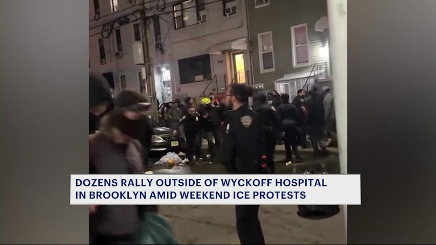 Video thumbnail for Community members, elected officials rally in Bushwick following weekend ICE protest