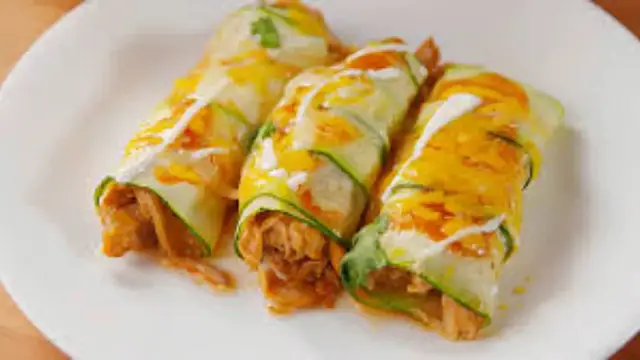 Video thumbnail for Zucchini Enchilada Roll Ups