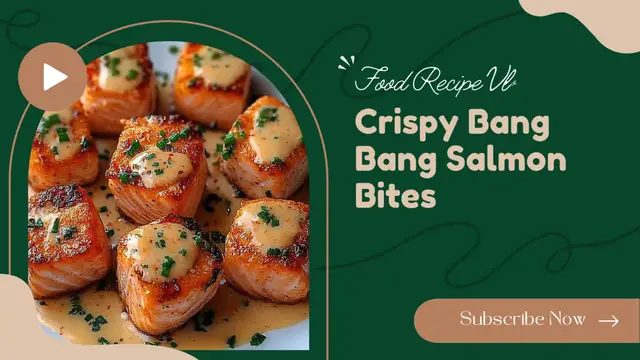 'Video thumbnail for Crispy Bang Bang Salmon Bites'
