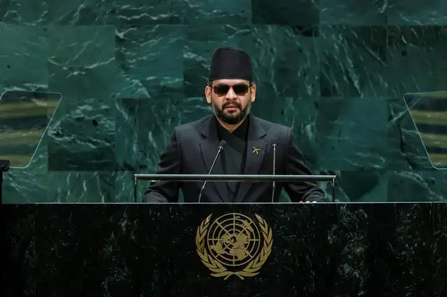 Video thumbnail for Nepal PM says global order is broken in fighting climate crisis