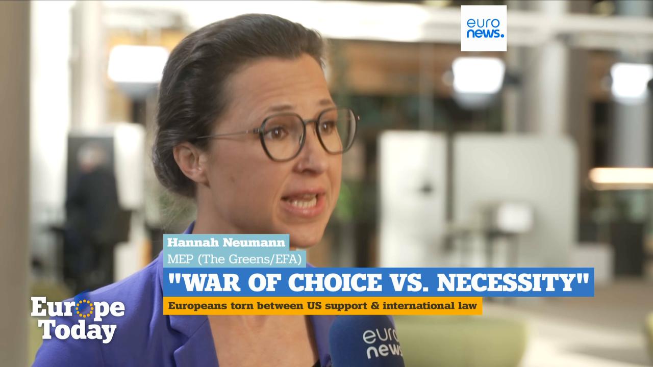 Video thumbnail for Trump ‘gambling with lives’ in Iran, top EU lawmaker Neumann tells Euronews