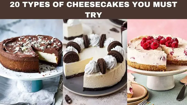 Video thumbnail for 20 Types of Cheesecakes you must try