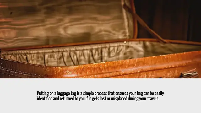 Video thumbnail for How To Put On A Luggage Tag