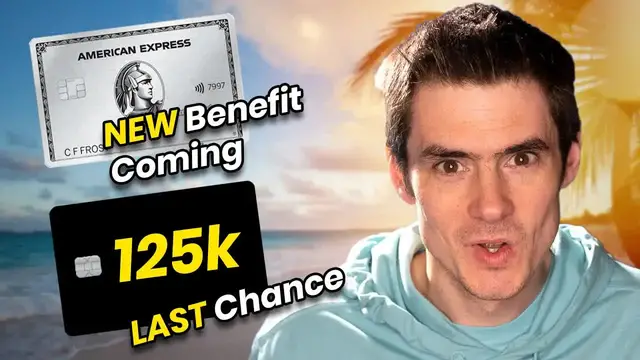 Video thumbnail for ben hedges: amex platinum benefit revealed! last chance for 125k bonus, chase aeroplan & credit card news