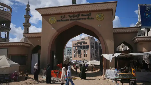 'Video thumbnail for Gaza’s Islamic University reduced to ruins'