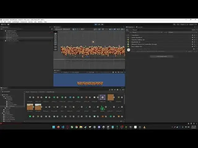 Video thumbnail for Unity Dev log update thing procedural generation progress.