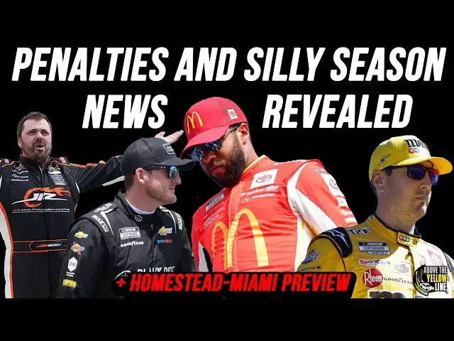 Video thumbnail for Bubba Wallace and Kyle Busch Penalty, Silly Season News, and Homestead-Miami Preview