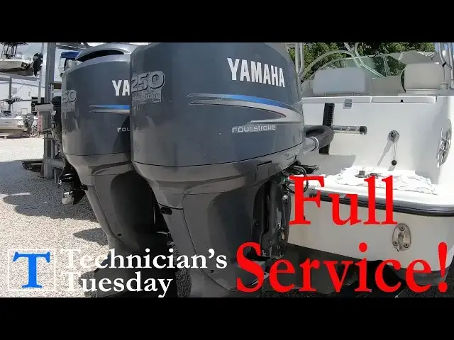 'Video thumbnail for Yamaha Outboard Annual Service | 100 Hour | F250 Thermostats'