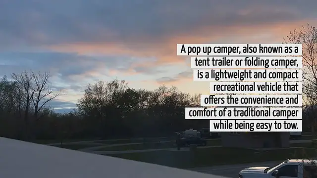 'Video thumbnail for How Heavy Is A Pop Up Camper'