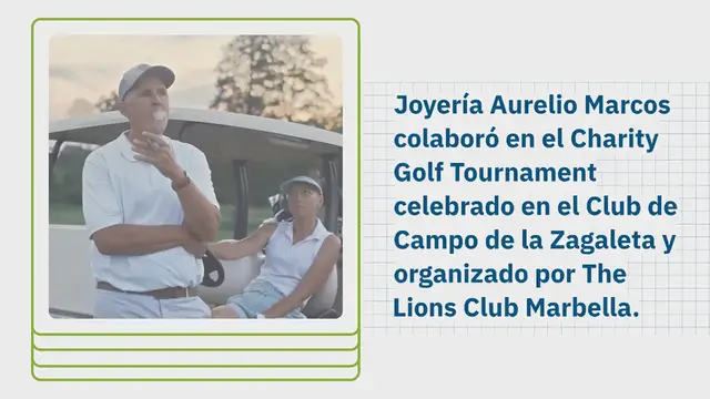 Video thumbnail for Joyería Marcos en el Charity Golf Tournament La Zagaleta