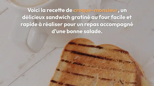 Video thumbnail for Croque-monsieur
