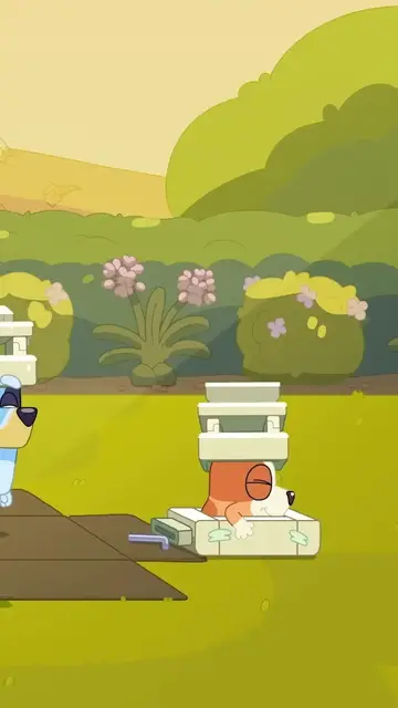 'Video thumbnail for All Grown Up! Cute Bingo and Bluey moment Bingo   Official Channel #ytshorts'