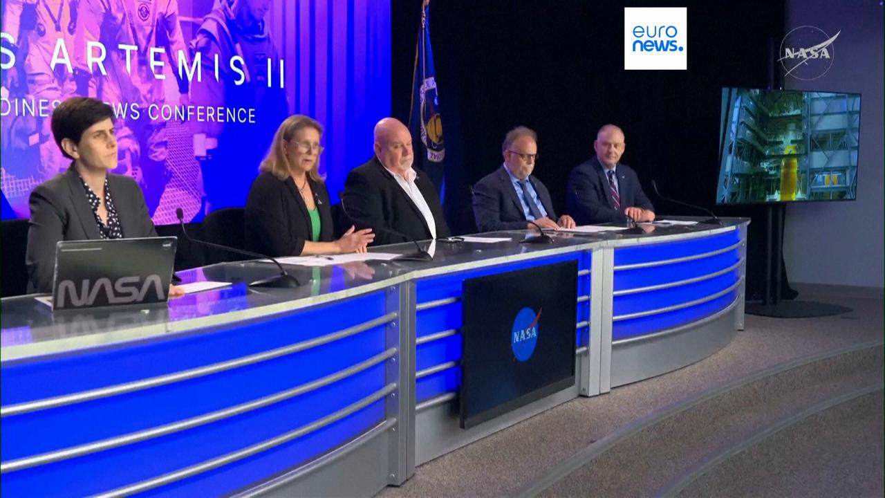 Video thumbnail for NASA prepares April launch for first crewed Moon mission in more than 50 years