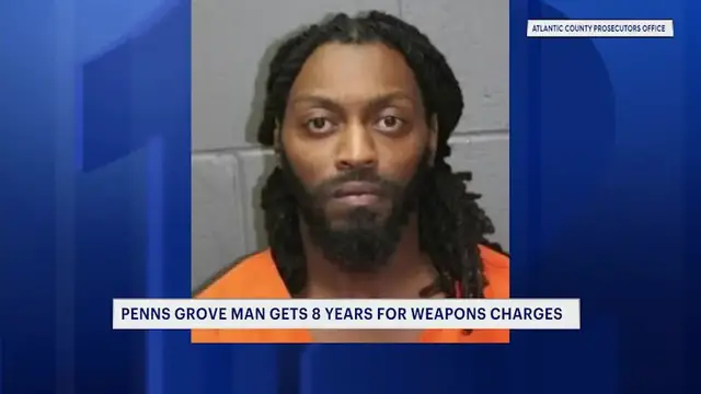 Video thumbnail for Penns Grove man sentenced for weapons charges after high-speed traffic stop
