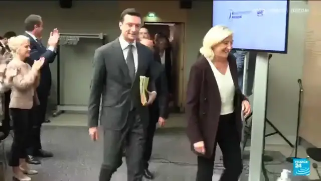 Video thumbnail for France's Le Pen defiant after top ally hit by antisemitism claims