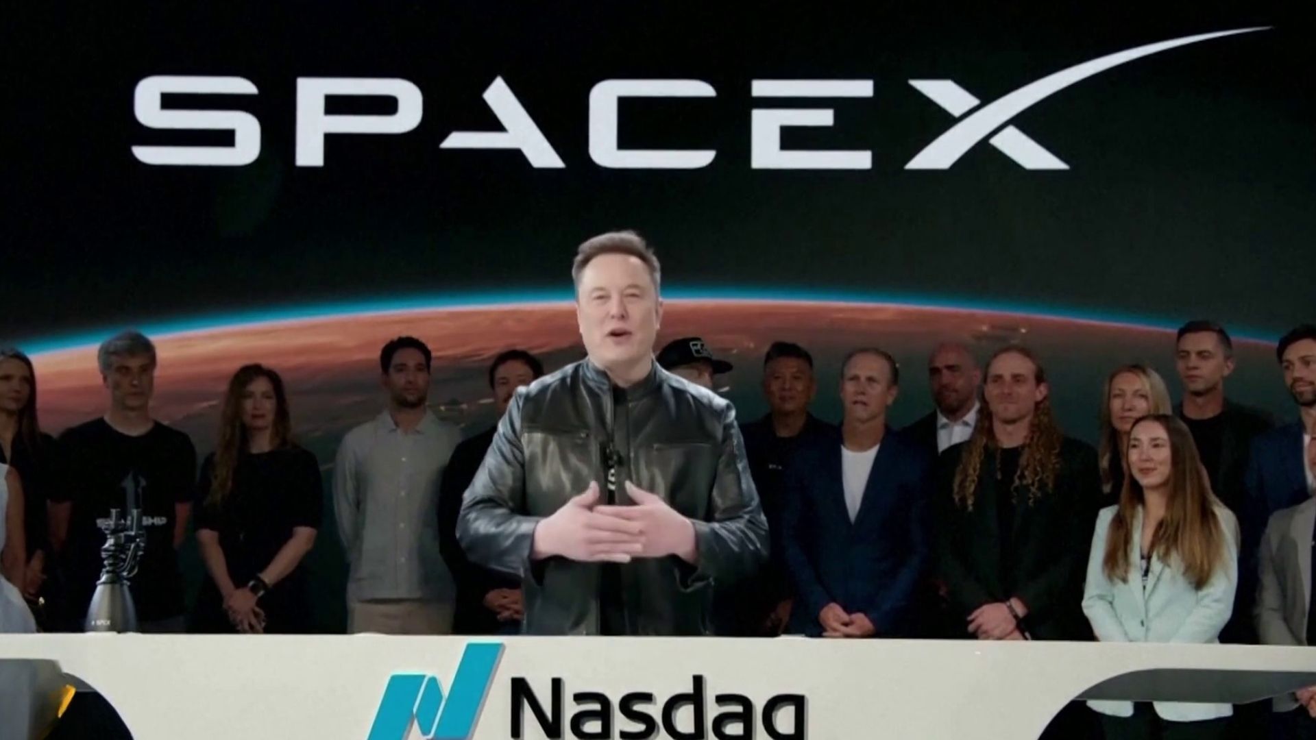 Video thumbnail for SpaceX Goes Public in Historic IPO as Elon Musk Hits Trillionaire Status